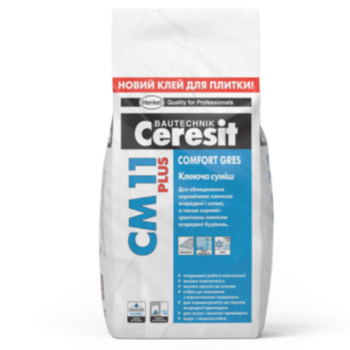 СМ 11 Plus Клеящая смесь для плитки Ceramic &amp; Gres (5 кг) СМ 11 Plus Клеящая смесь для плитки Ceramic & Gres (5 кг)