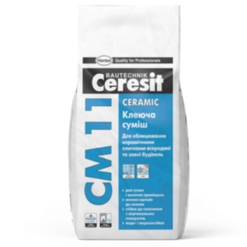 СМ 11 Клеящая смесь для плитки Ceramic (5 кг) СМ 11 Клеящая смесь для плитки Ceramic (5 кг)