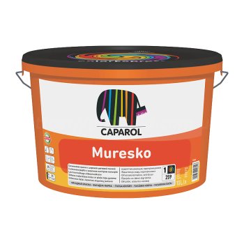 Фарба фасадна силіконова матова Caparol &quot;Muresko&quot; База 3, 9,4 л. 