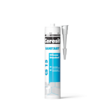 CS 15 TR  Герметик Ceresit Sanitary (прозрачный)(280мл) CS 15 TR  Герметик Ceresit Sanitary (прозрачный)(280мл)