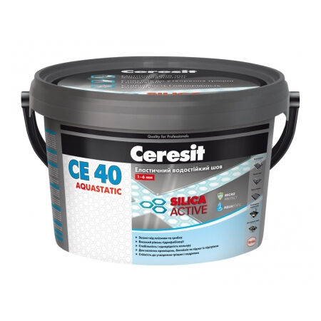 CE 40 Aquastatic Эластичный водостойкий цветной шов до 6 мм природно-белый 03 (2 кг)